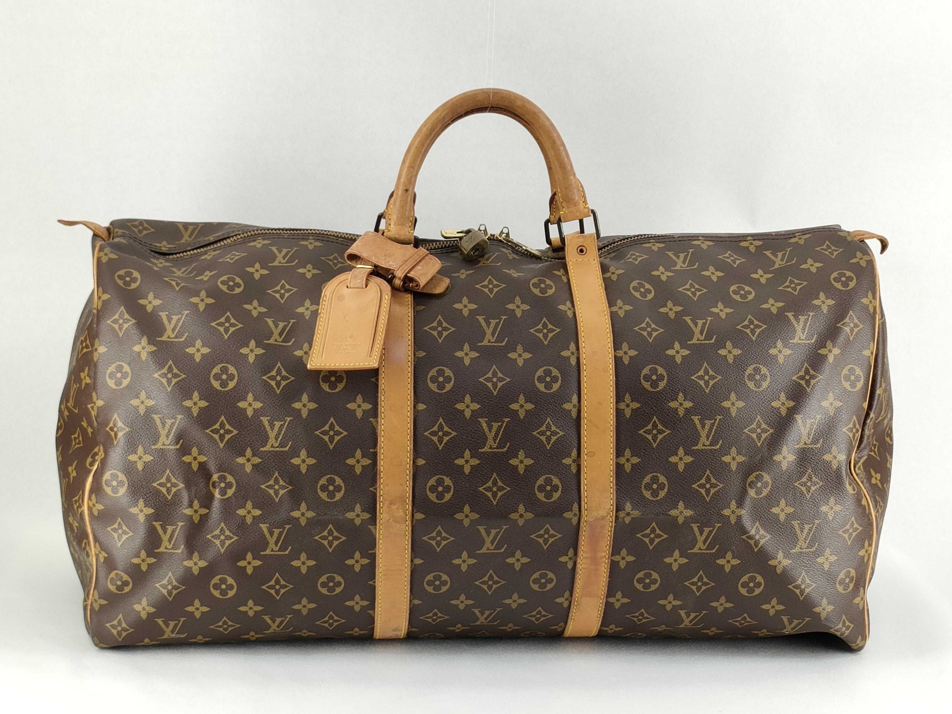 LOUIS VUITTON [Serial Number] RFID Unverifiable Monogram LOUIS VUITTON Monogram Keepall 60 M41422 Boston Bag