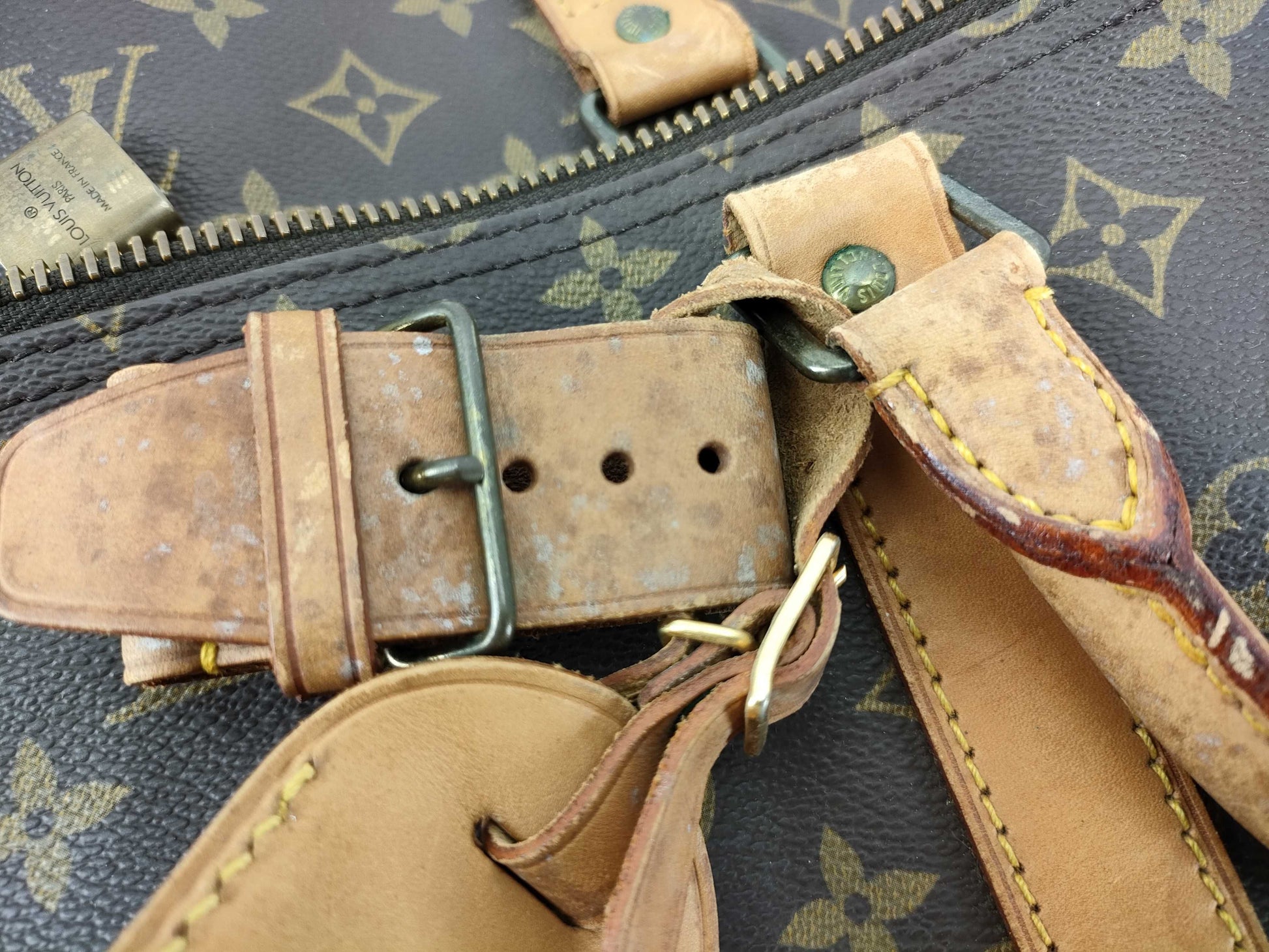 LOUIS VUITTON [Serial Number] RFID Unverifiable Monogram LOUIS VUITTON Monogram Keepall 60 M41422 Boston Bag