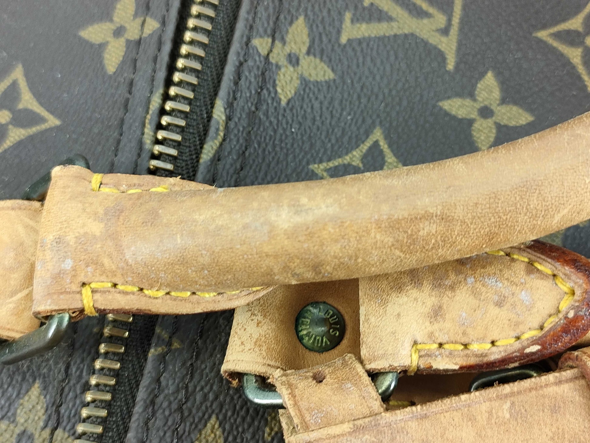 LOUIS VUITTON [Serial Number] RFID Unverifiable Monogram LOUIS VUITTON Monogram Keepall 60 M41422 Boston Bag