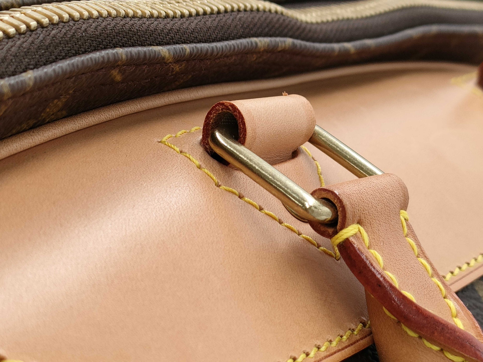 LOUIS VUITTON Monogram M41392 Alize de Poche Boston Bag 