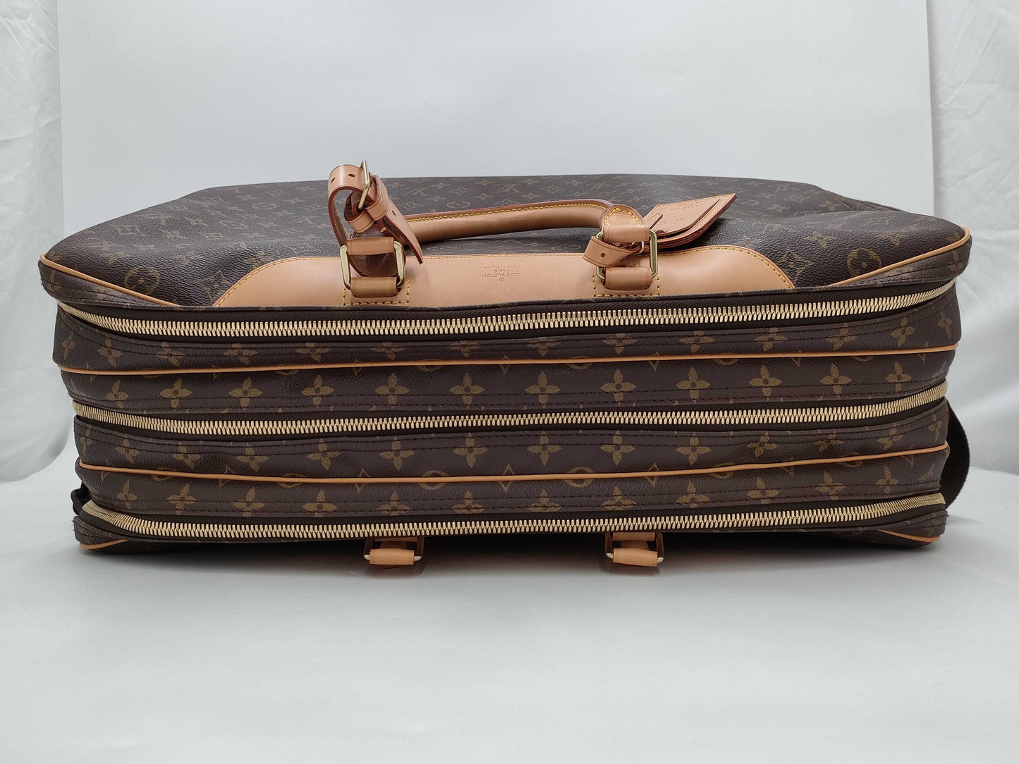 LOUIS VUITTON Monogram M41392 Alize de Poche Boston Bag 