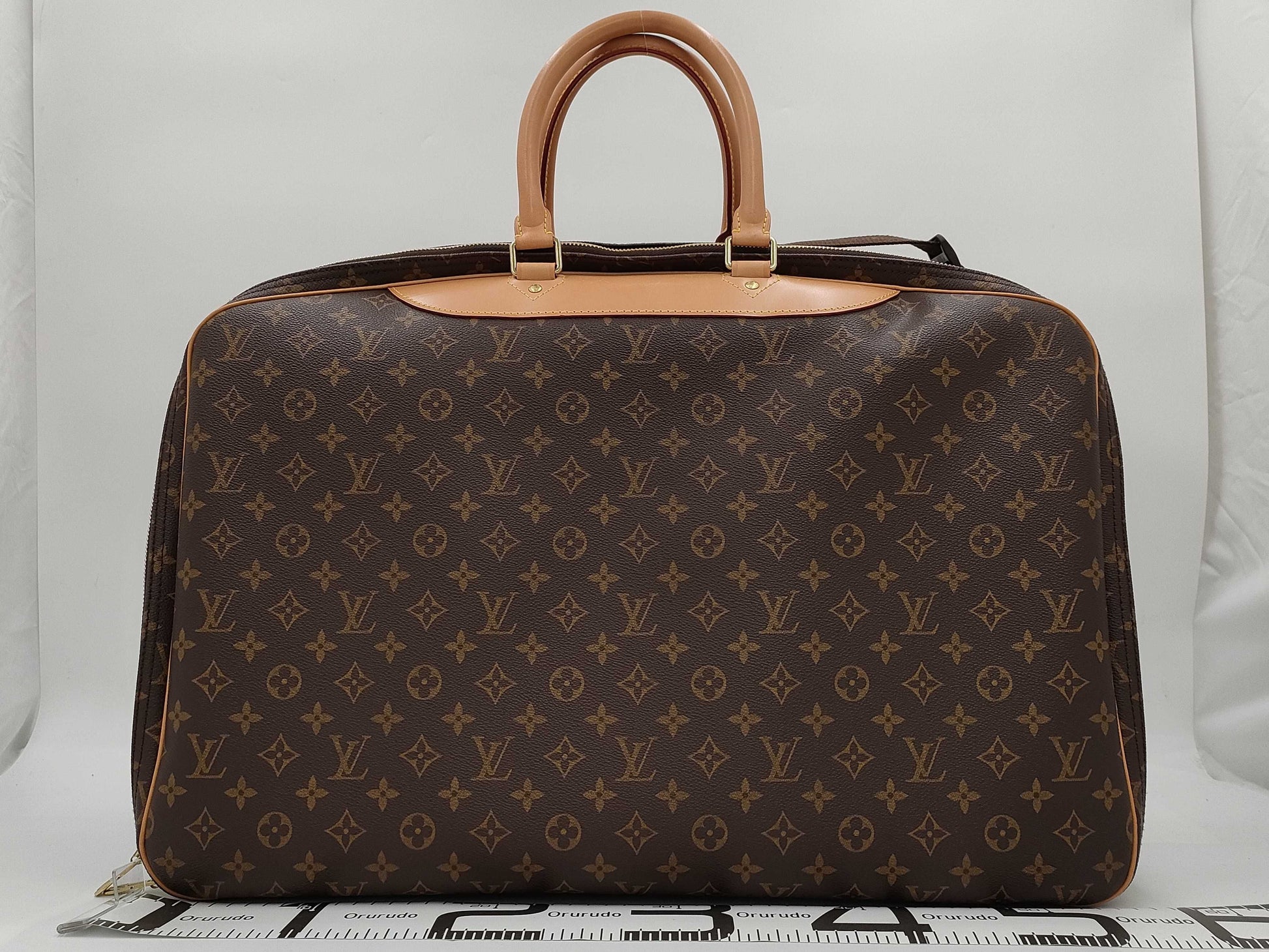 LOUIS VUITTON Monogram M41392 Alize de Poche Boston Bag 