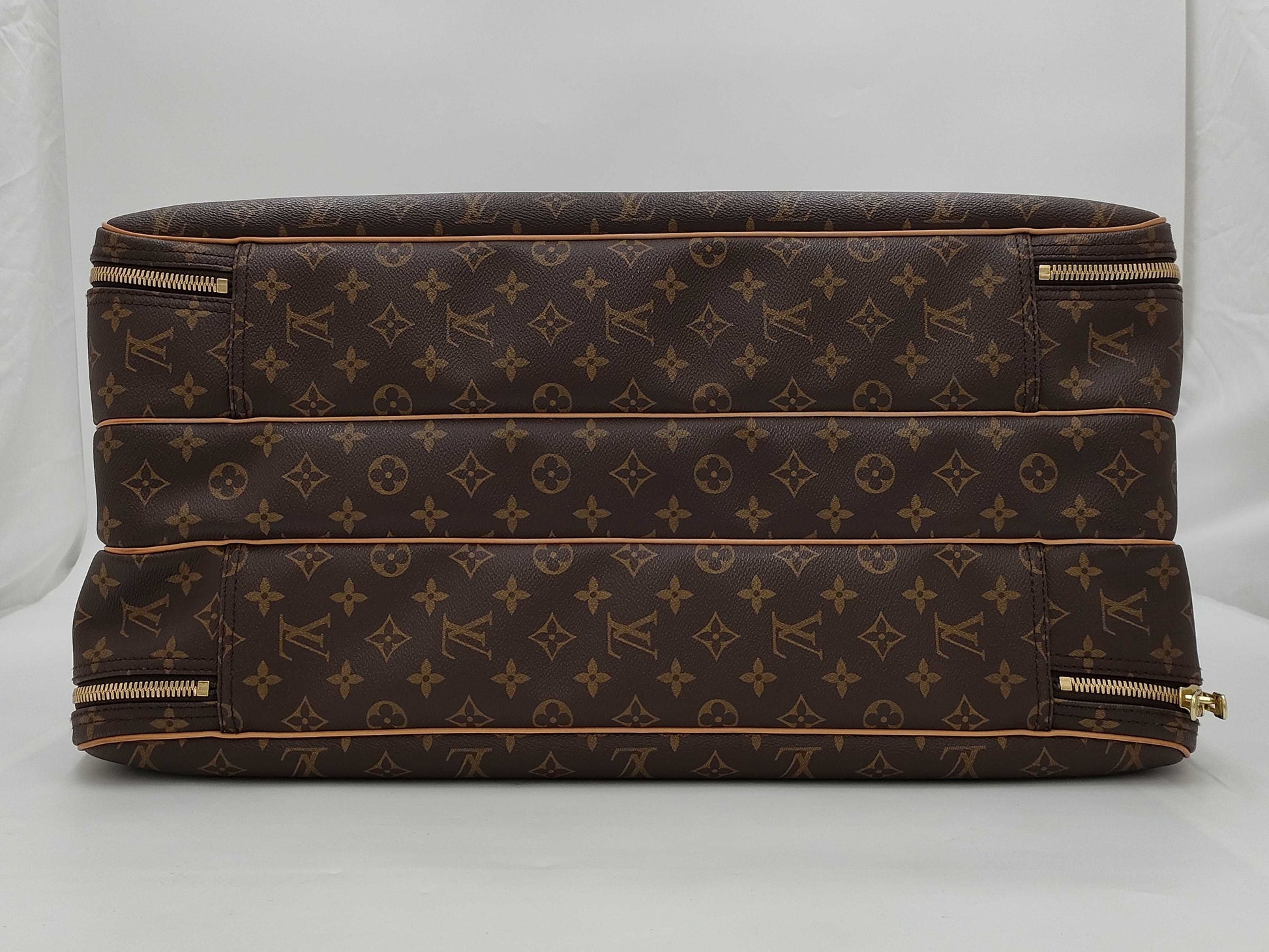LOUIS VUITTON Monogram M41392 Alize de Poche Boston Bag 