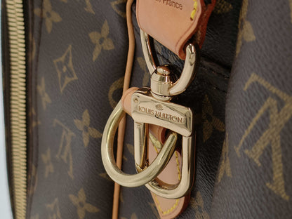 LOUIS VUITTON Monogram M41392 Alize de Poche Boston Bag 