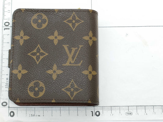 LOUIS VUITTON REID Unconfirmed CT 0027 Monogram LOUIS VUITTON M61667 Monogram Compact Zip Wallet