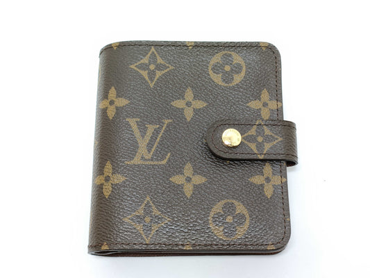 LOUIS VUITTON REID Unconfirmed CT 0027 Monogram LOUIS VUITTON M61667 Monogram Compact Zip Wallet
