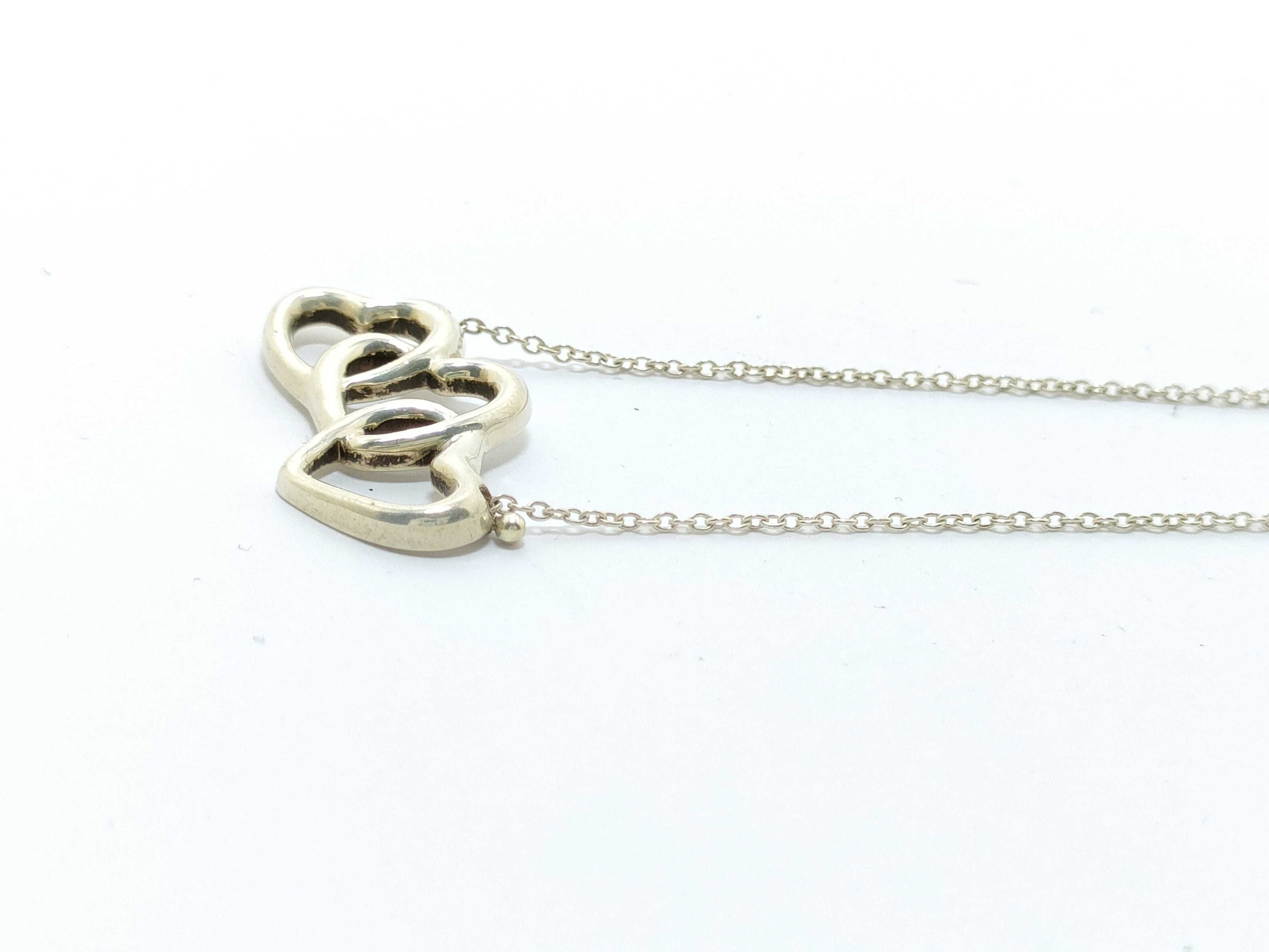 Tiffany & Co. TIFFANY Heart 3-Strand Necklace 925 Necklace