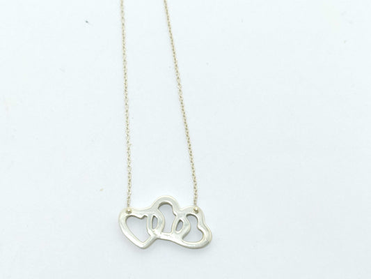 Tiffany & Co. TIFFANY Heart 3-Strand Necklace 925 Necklace