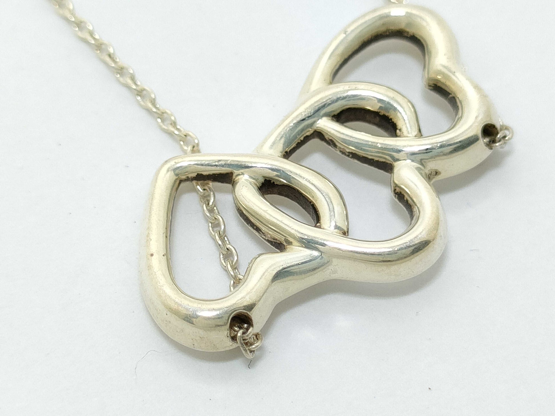 Tiffany & Co. TIFFANY Heart 3-Strand Necklace 925 Necklace