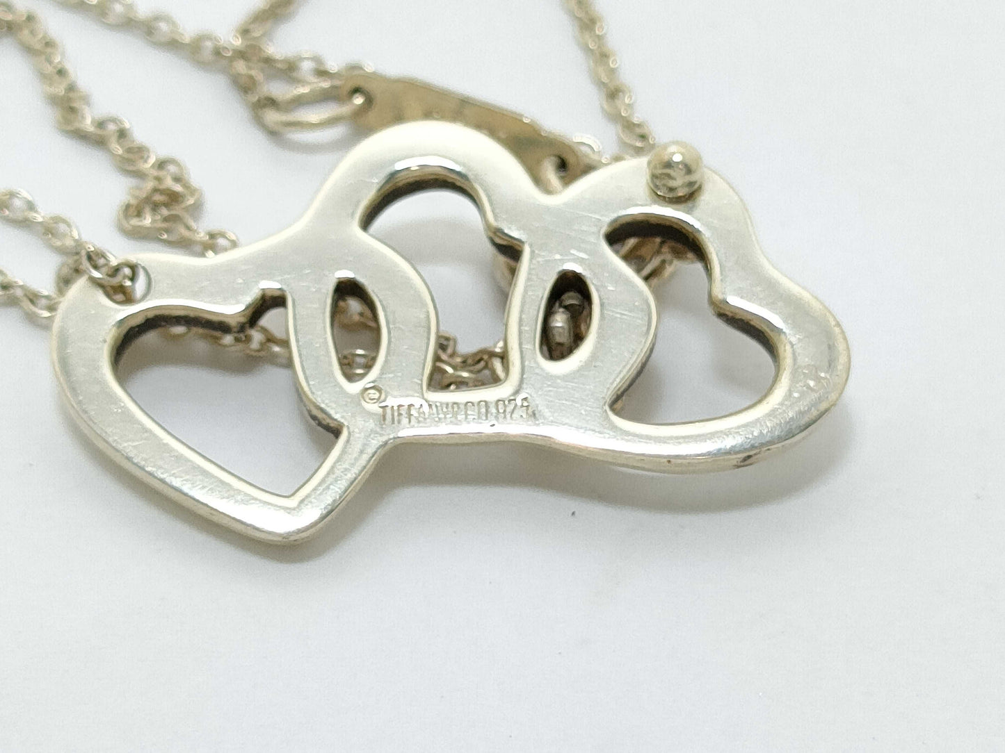 Tiffany & Co. TIFFANY Heart 3-Strand Necklace 925 Necklace