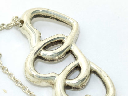 Tiffany & Co. TIFFANY Heart 3-Strand Necklace 925 Necklace