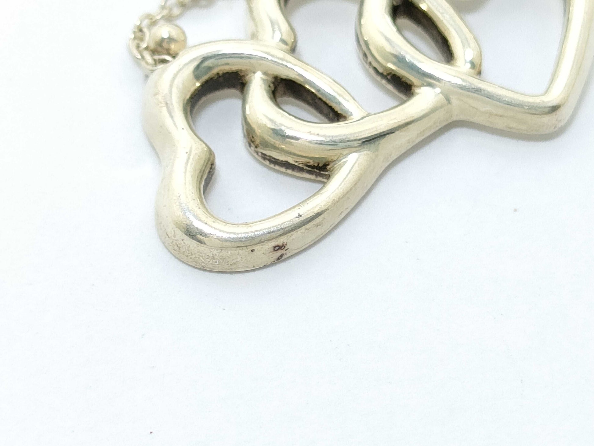 Tiffany & Co. TIFFANY Heart 3-Strand Necklace 925 Necklace