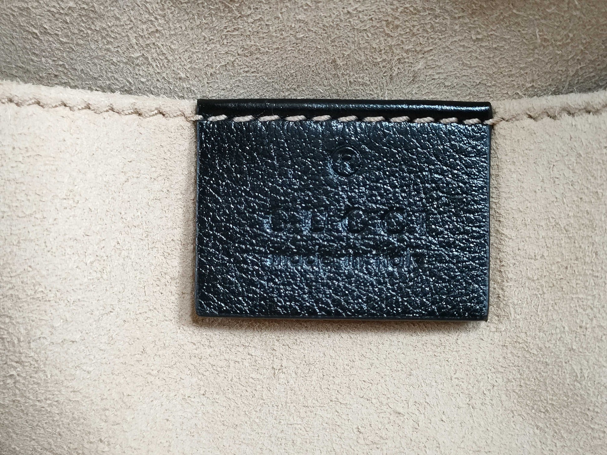 GUCCI GG Canvas GUCCI GG Canvas GG Marmont Canvas and Leather Chain Shoulder Bag with Initials Shoulder Bag