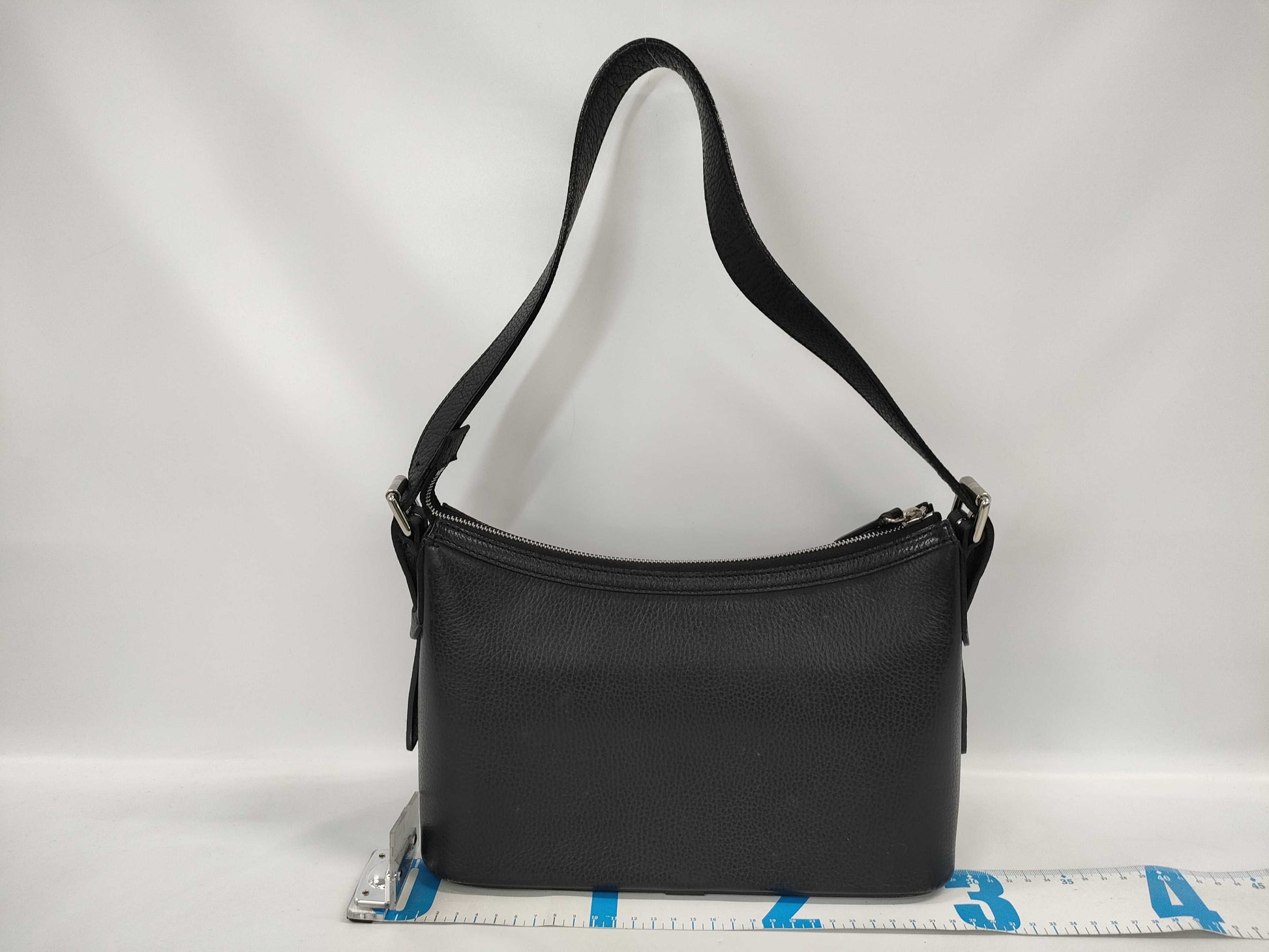BURBERRY Black Leather Shoulder Bag