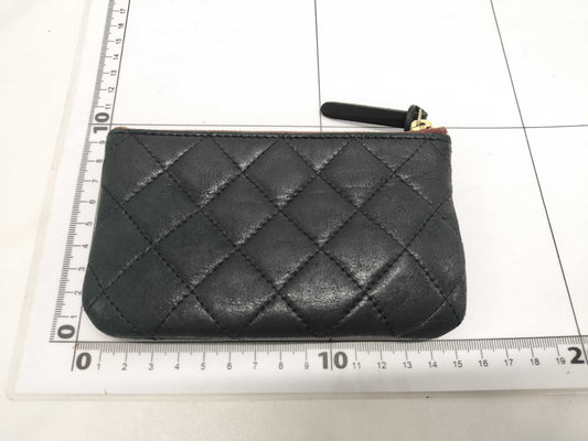 CHANEL CHANEL Card Case Coin Case Wallet Pouch Black Other Accessories