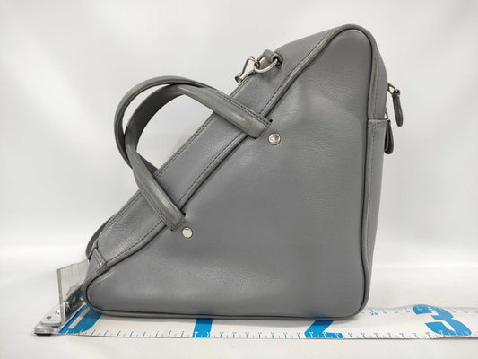 BALENCIAGA Grey Triangle Handbag