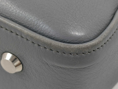 BALENCIAGA Grey Triangle Handbag