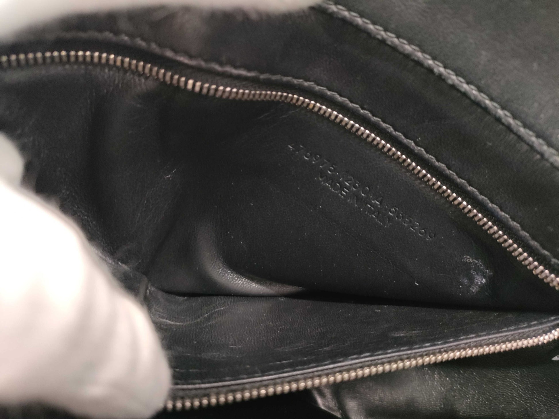 BALENCIAGA Grey Triangle Handbag