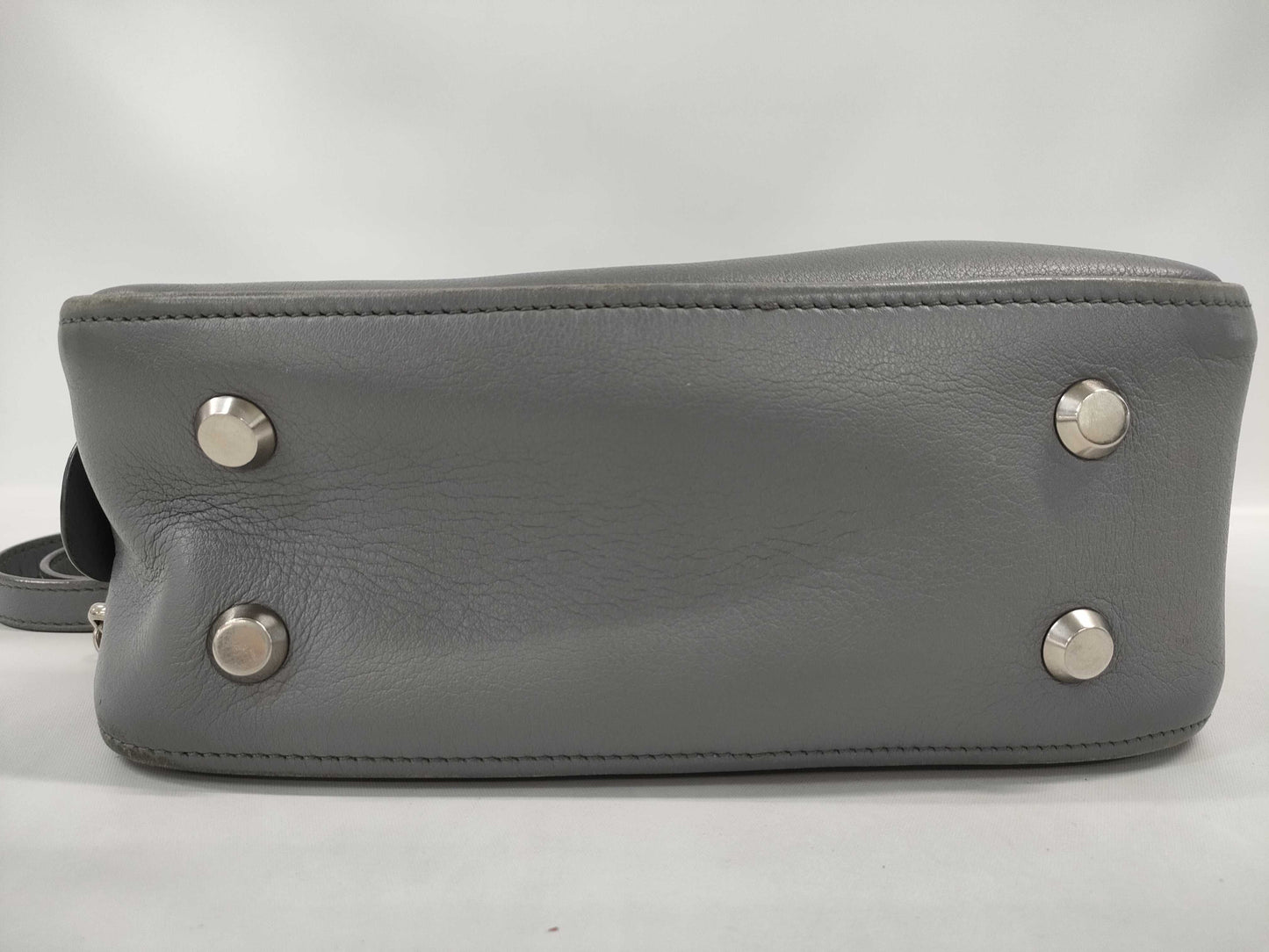 BALENCIAGA Grey Triangle Handbag
