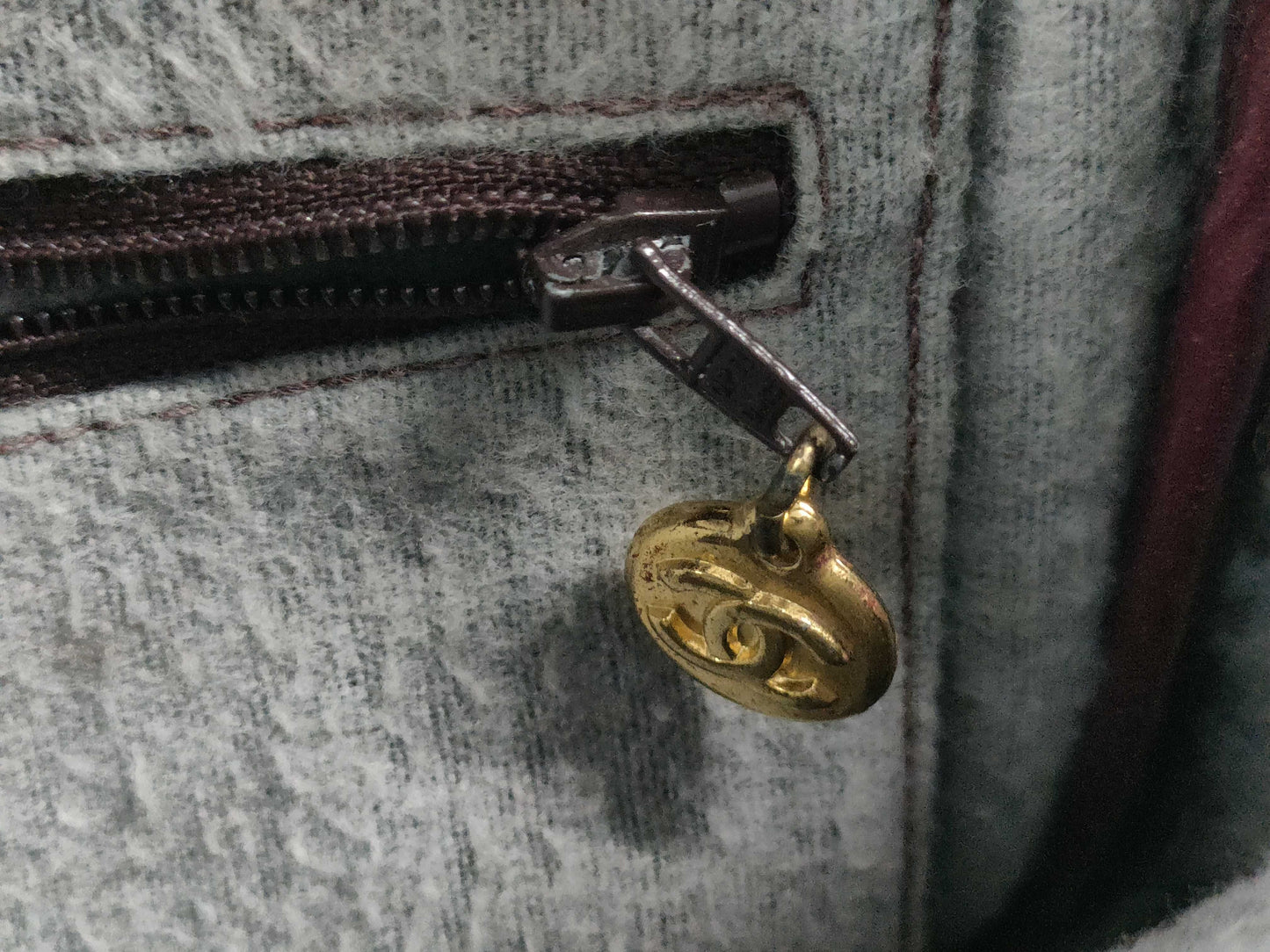 CHANEL Vintage Matelasse Chain Shoulder Bag