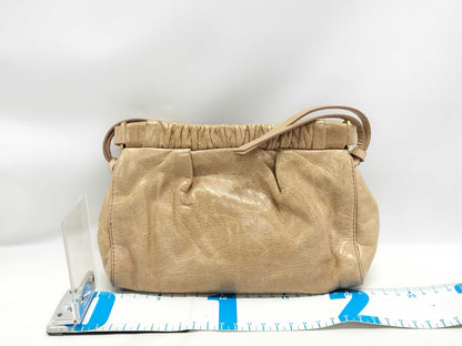 Miu Miu Clutch Beige Shoulder Bag