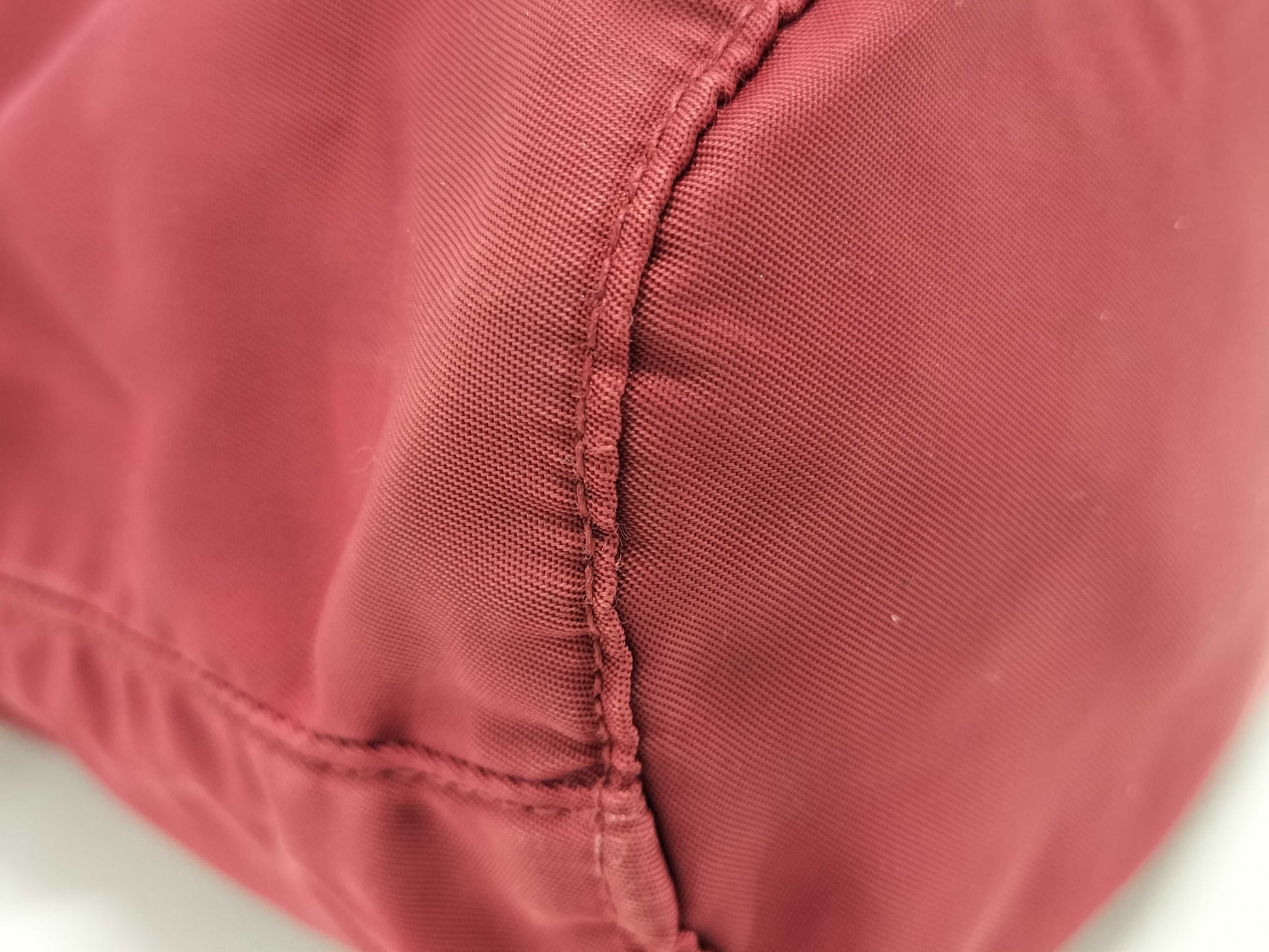 PRADA PRADA Dark Red Nylon Pouch