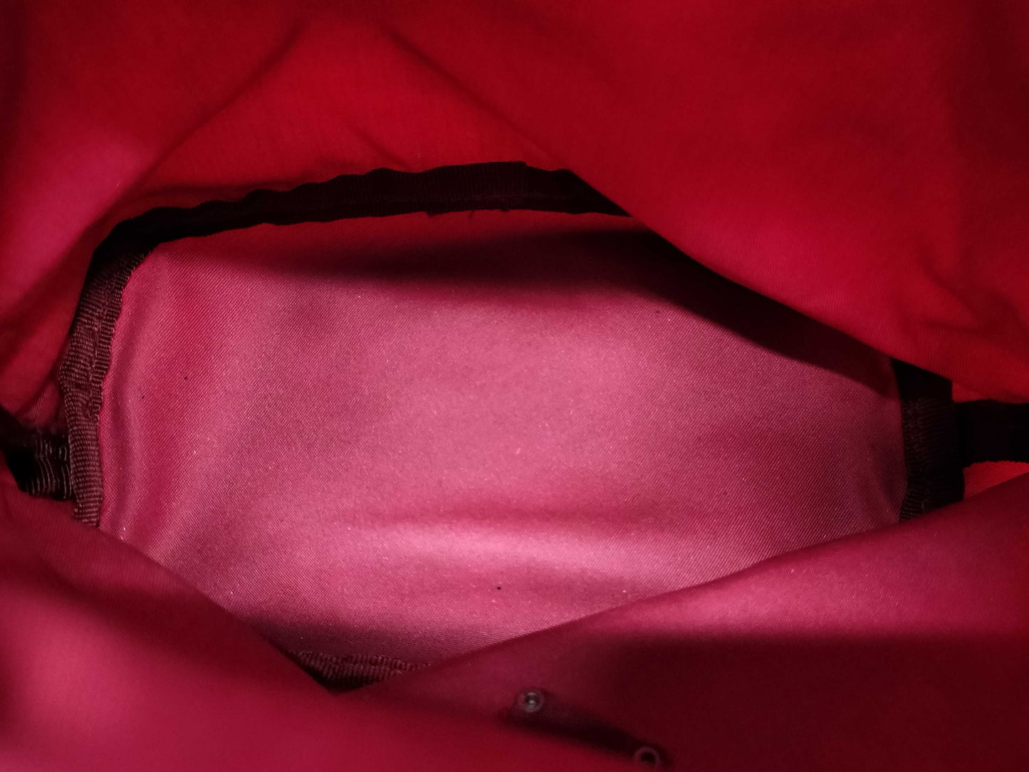 PRADA PRADA Dark Red Nylon Pouch