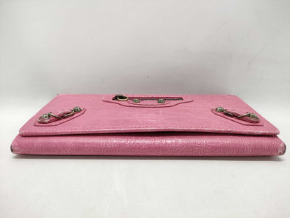 BALENCIAGA Pink Long Wallet