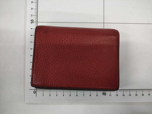 GUCCI Animalier Tiger Bifold Wallet Red