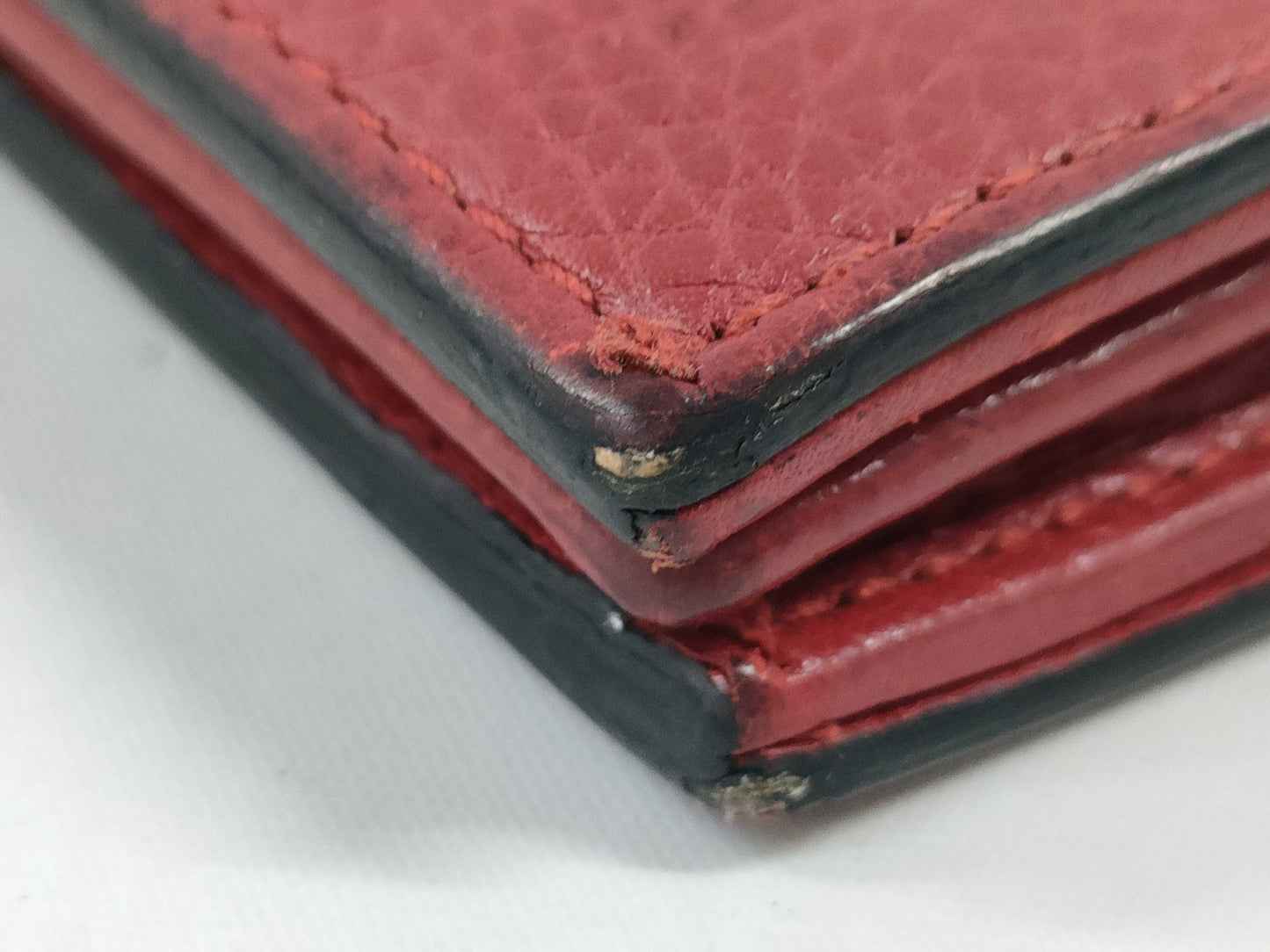 GUCCI Animalier Tiger Bifold Wallet Red