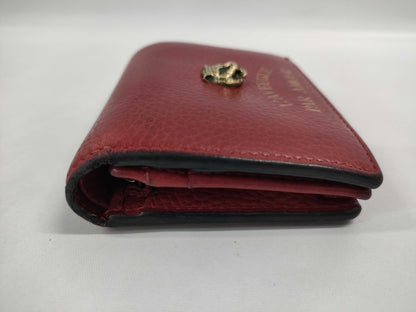 GUCCI Animalier Tiger Bifold Wallet Red