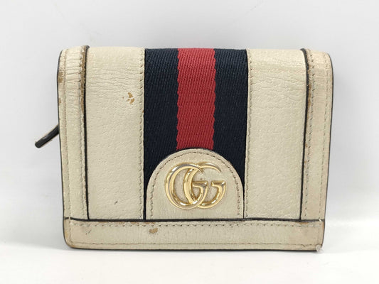 GUCCI Ophidia GG Marmont Folding Wallet