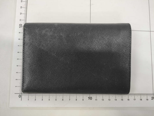 PRADA Prada Tri-fold Wallet Black Wallet