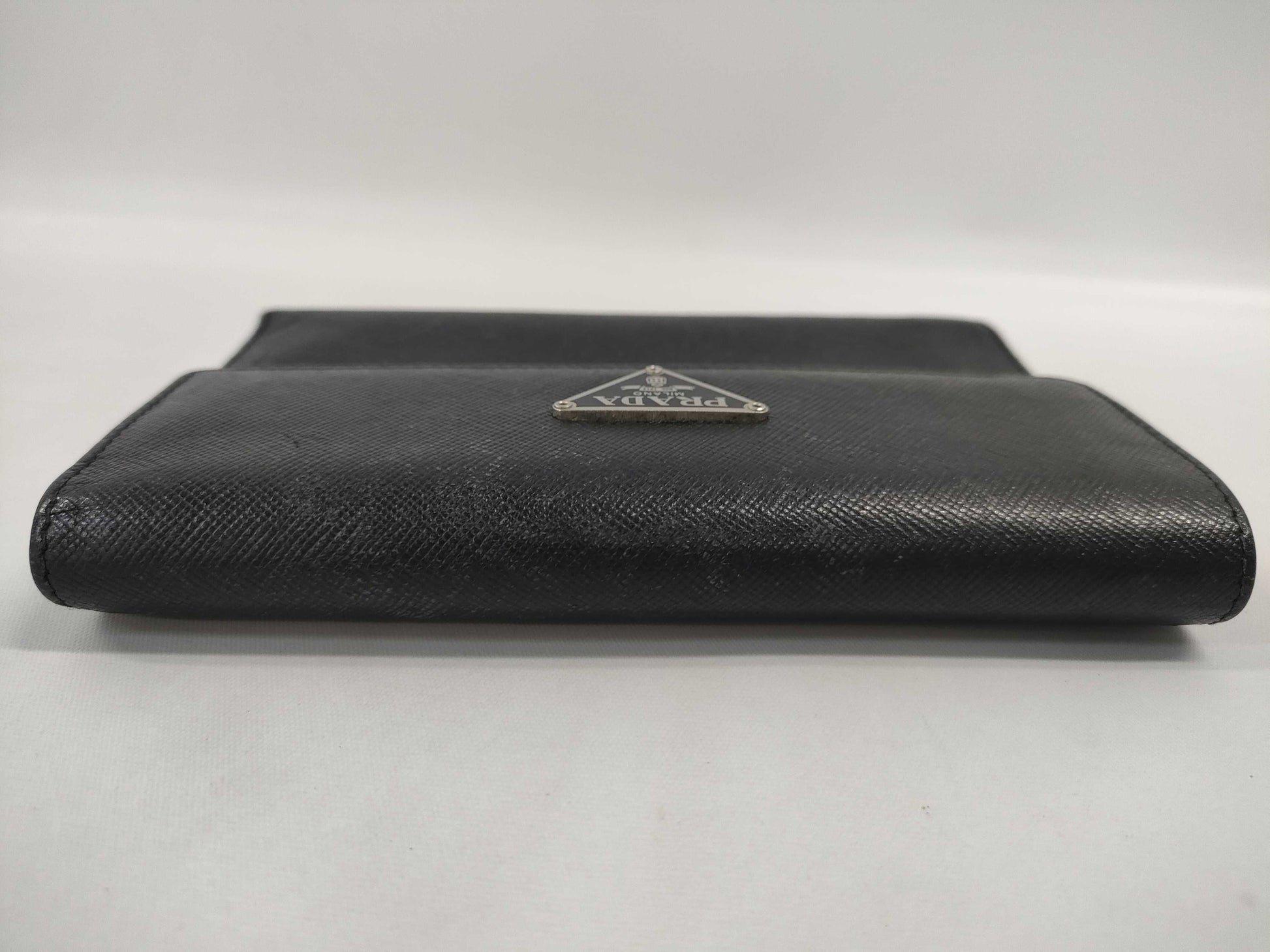PRADA Prada Tri-fold Wallet Black Wallet