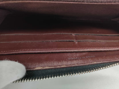 CHANEL Matelasse Round Zip Coco Long Wallet Lambskin Wallet