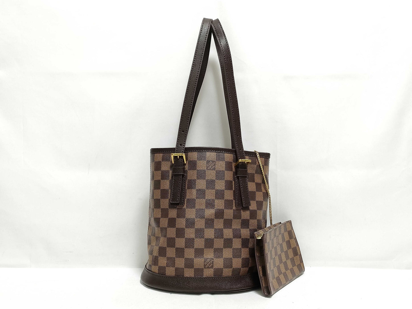 LOUIS VUITTON RFID Unverified AR0938 Damier Louis Vuitton Damier Bucket Shoulder Bag