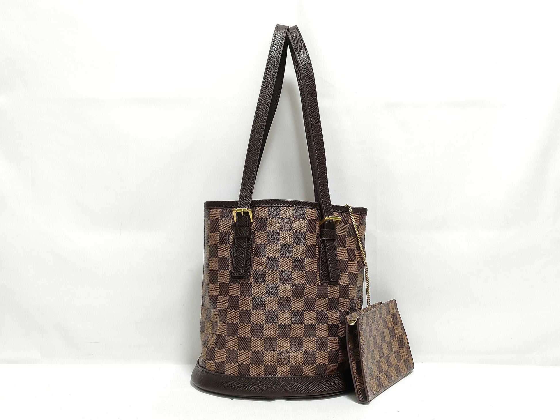 LOUIS VUITTON RFID Unverified AR0938 Damier Louis Vuitton Damier Bucket Shoulder Bag