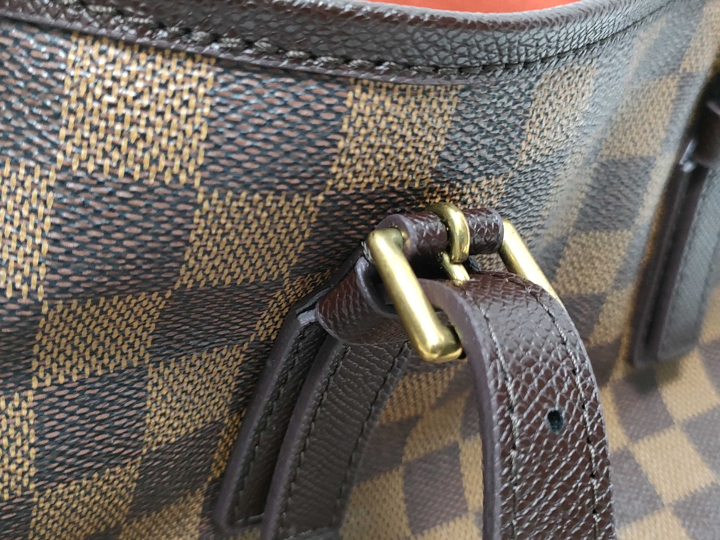 LOUIS VUITTON RFID Unverified AR0938 Damier Louis Vuitton Damier Bucket Shoulder Bag