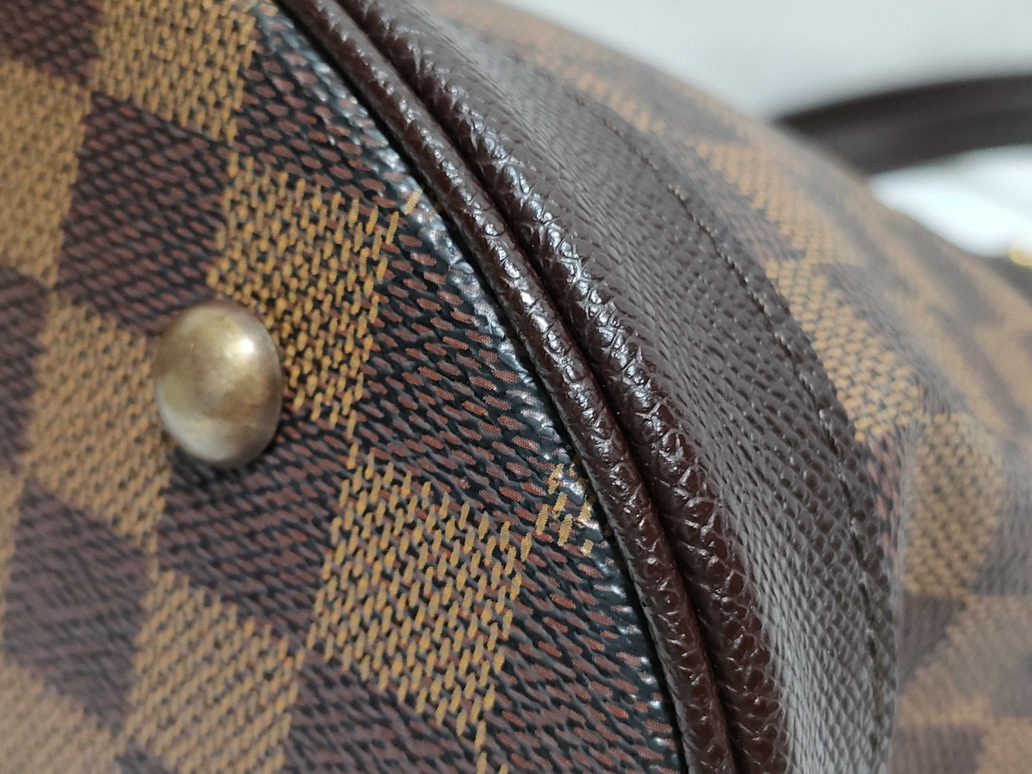 LOUIS VUITTON RFID Unverified AR1908 Damier Louis Vuitton Damier Bucket Shoulder Bag