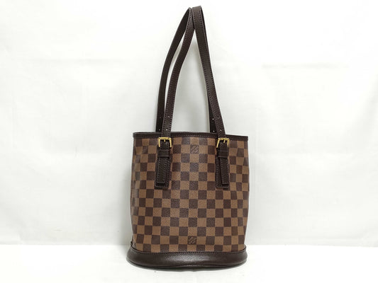 LOUIS VUITTON RFID Unverified AR1908 Damier Louis Vuitton Damier Bucket Shoulder Bag