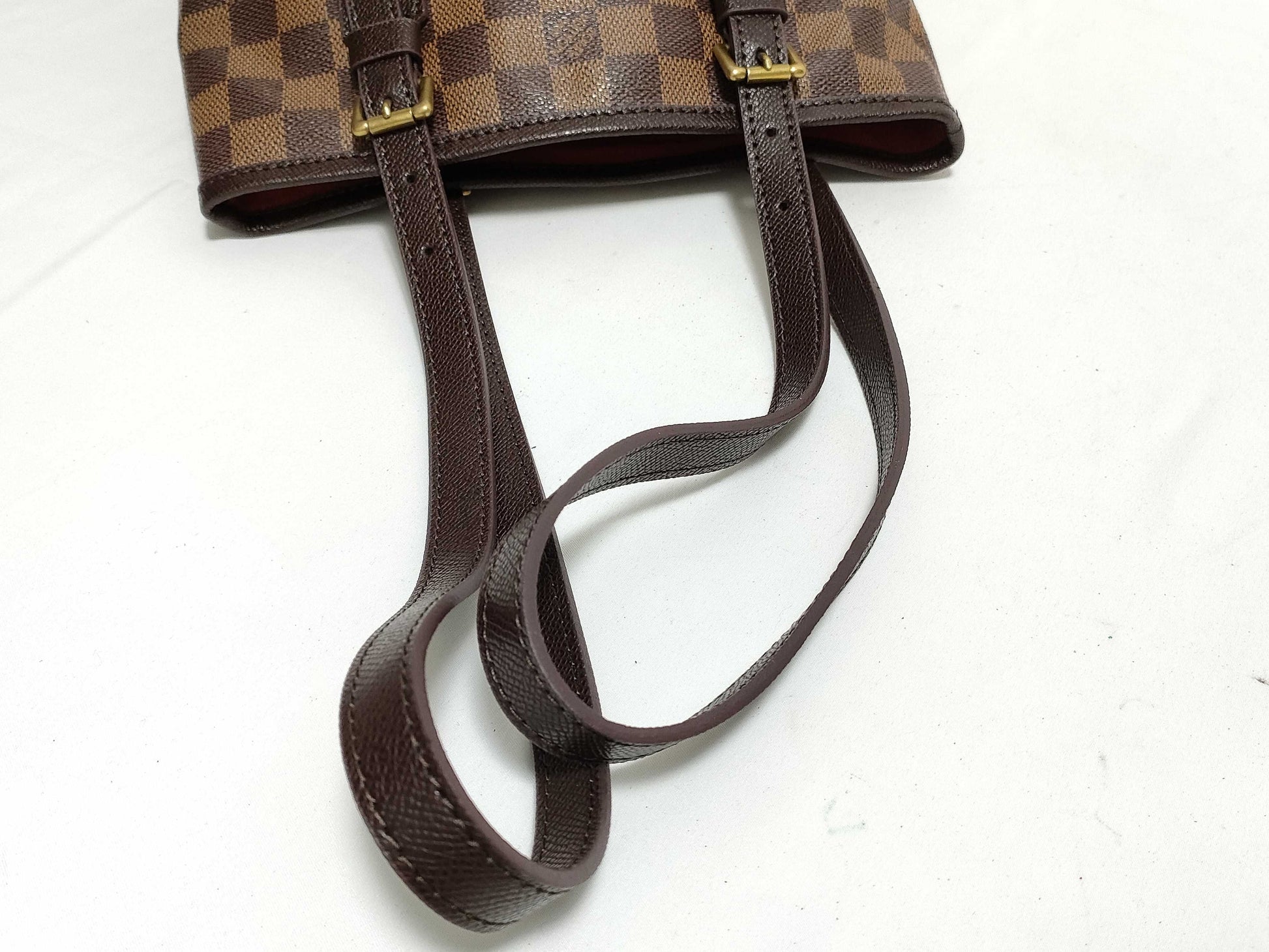 LOUIS VUITTON RFID Unverified AR1908 Damier Louis Vuitton Damier Bucket Shoulder Bag
