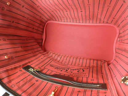 LOUIS VUITTON RFID verification failed CA4150 Damier Louis Vuitton Neverfull Damier Tote Bag