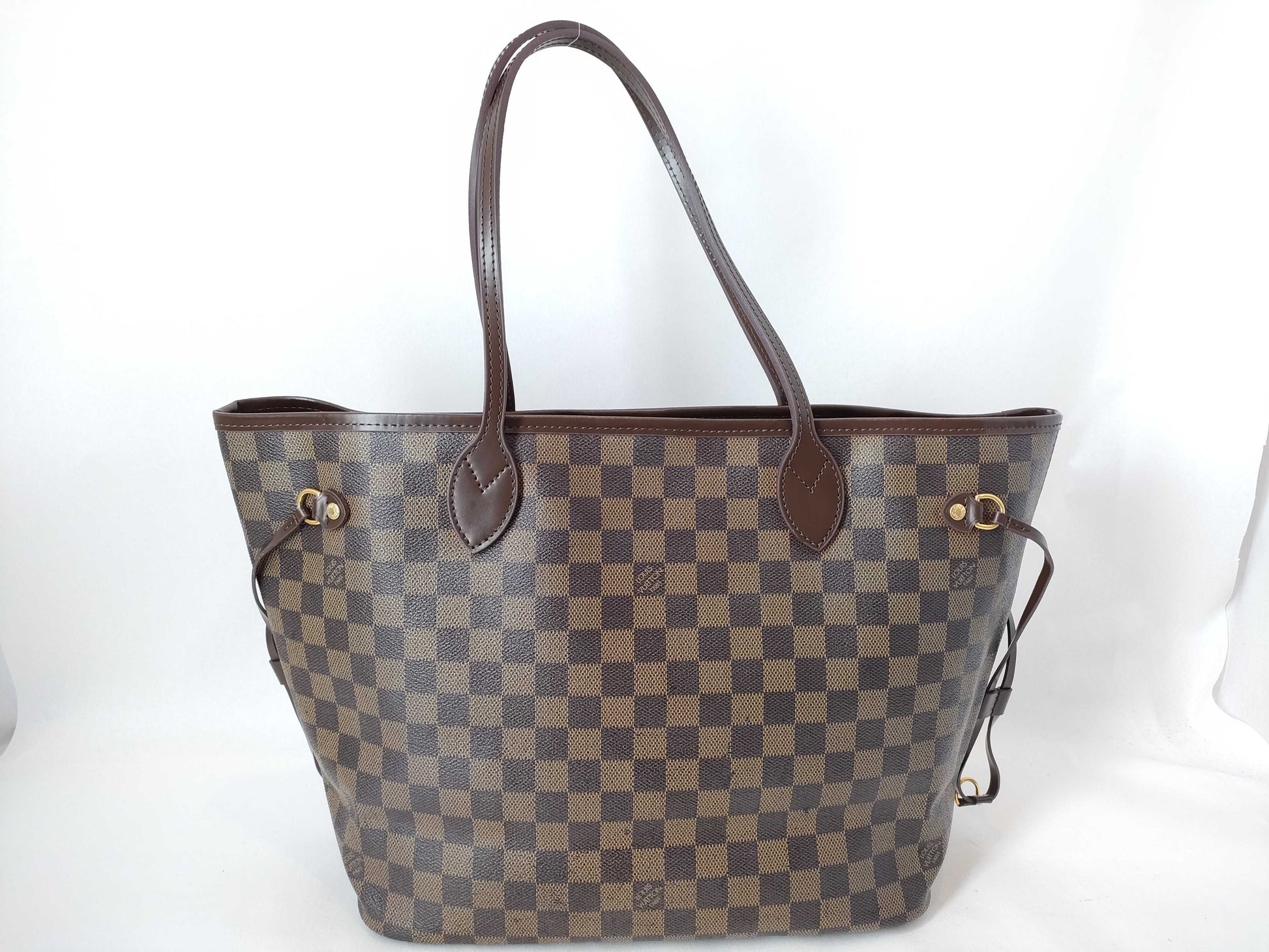 LOUIS VUITTON RFID verification failed SP5008 Damier Louis Vuitton Neverfull Damier Tote Bag