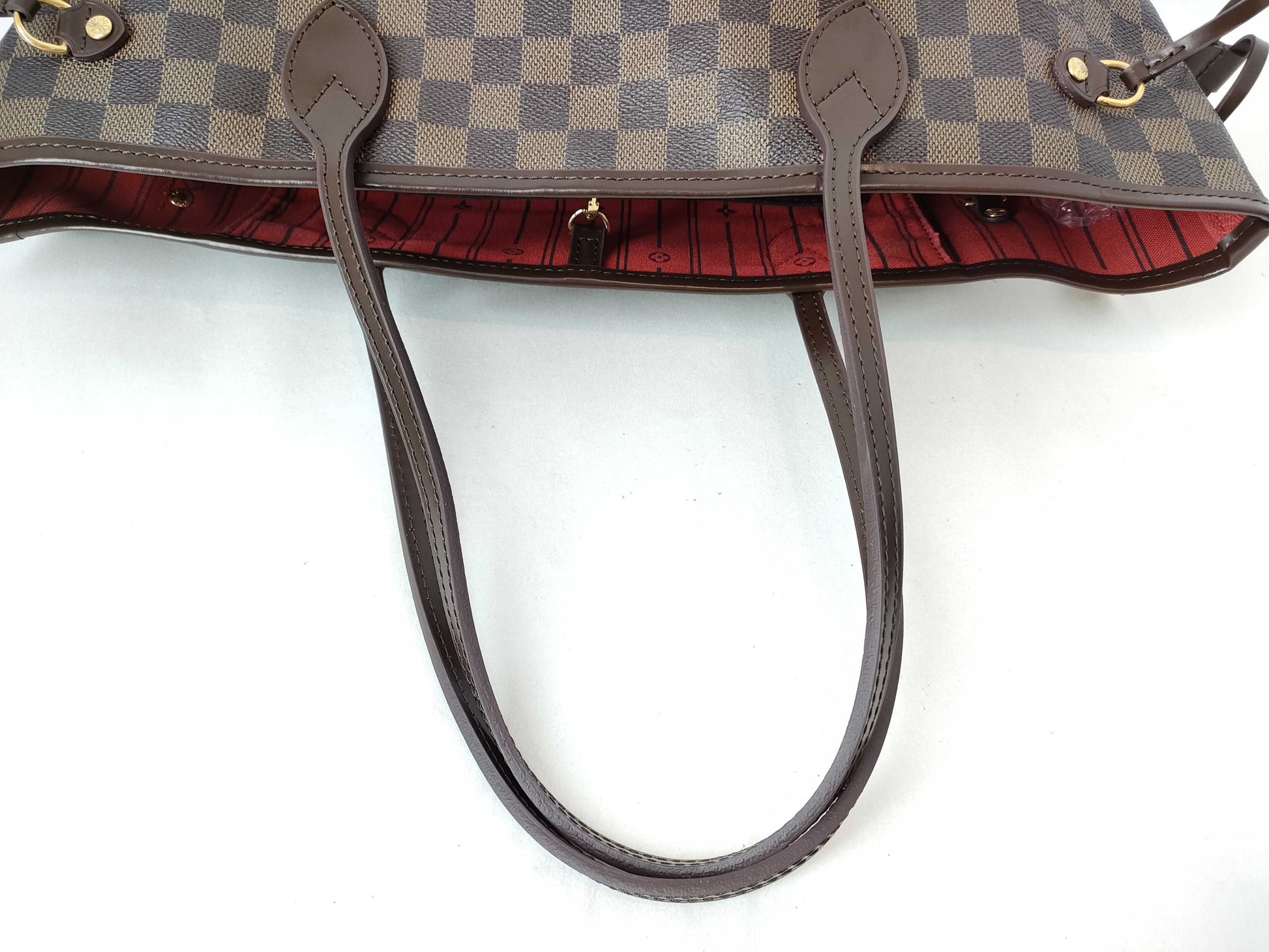 LOUIS VUITTON RFID verification failed SP5008 Damier Louis Vuitton Neverfull Damier Tote Bag