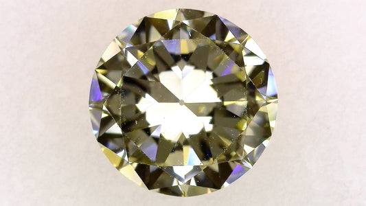 4.948ct Under N VS1 Fair/Gold/Gold Fine Natural 11.47-11.57 x 6.17mm Loose Diamond
