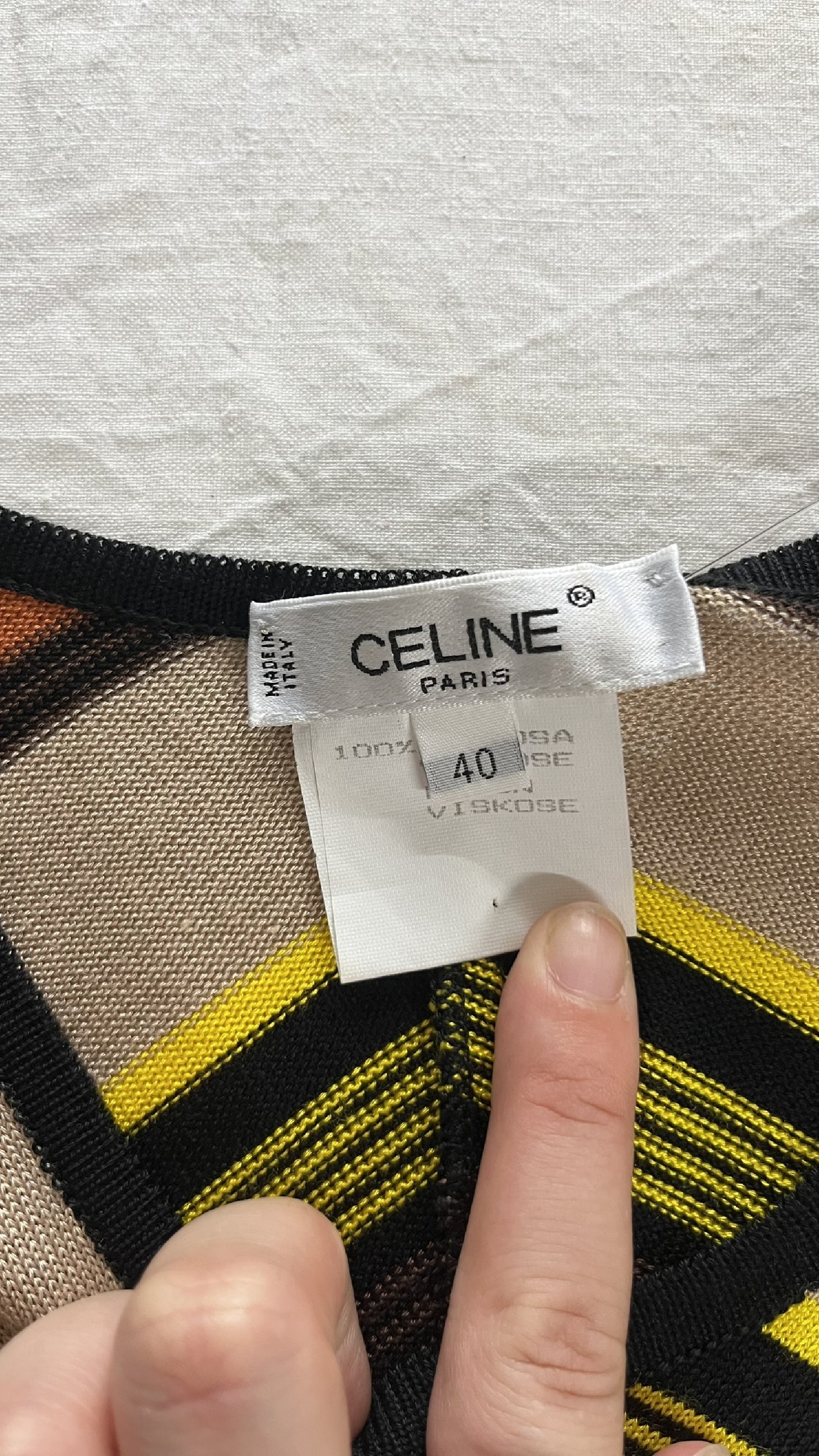 CELINE CELINE Knit Vest 40 Tops