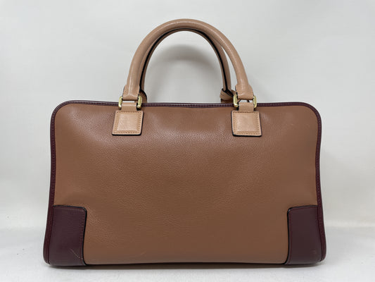 LOEWE Amazona Anagram Two-Tone Handbag