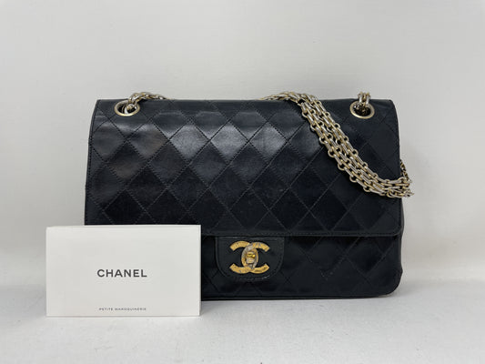 CHANEL Matelasse Double Flap Shoulder Bag