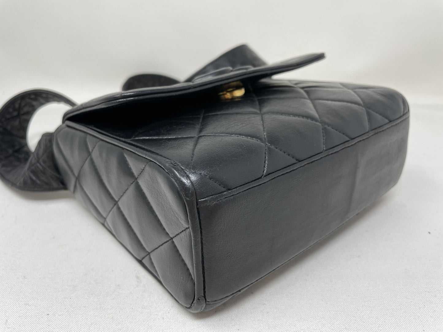 CHANEL Matelasse Shoulder Bag with Coco Mark and Lamb Shoulder Bag