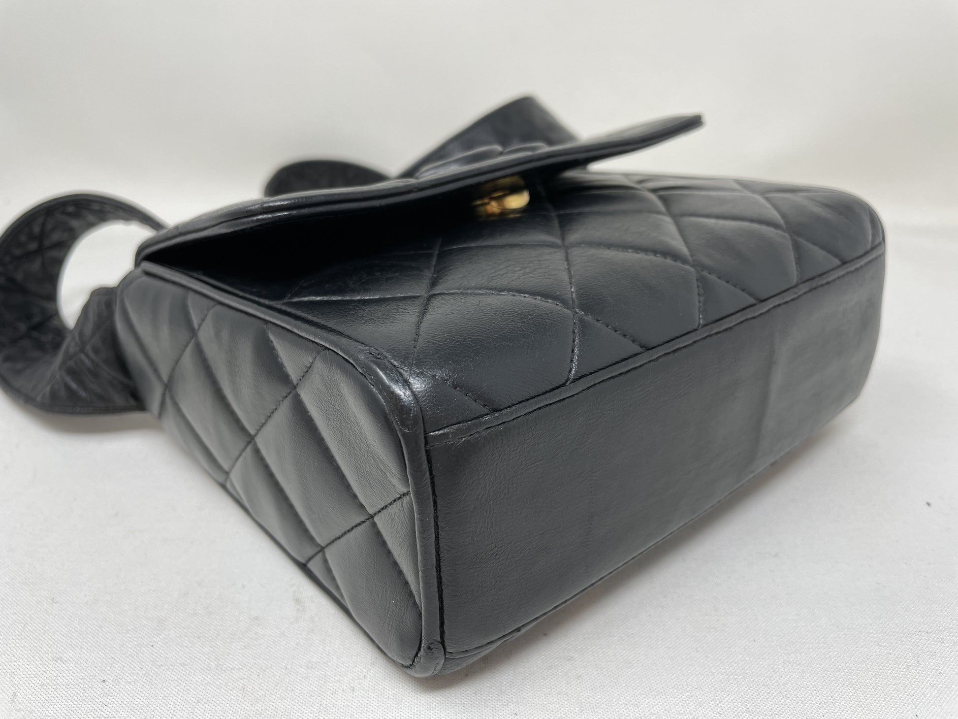 CHANEL Matelasse Shoulder Bag with Coco Mark and Lamb Shoulder Bag